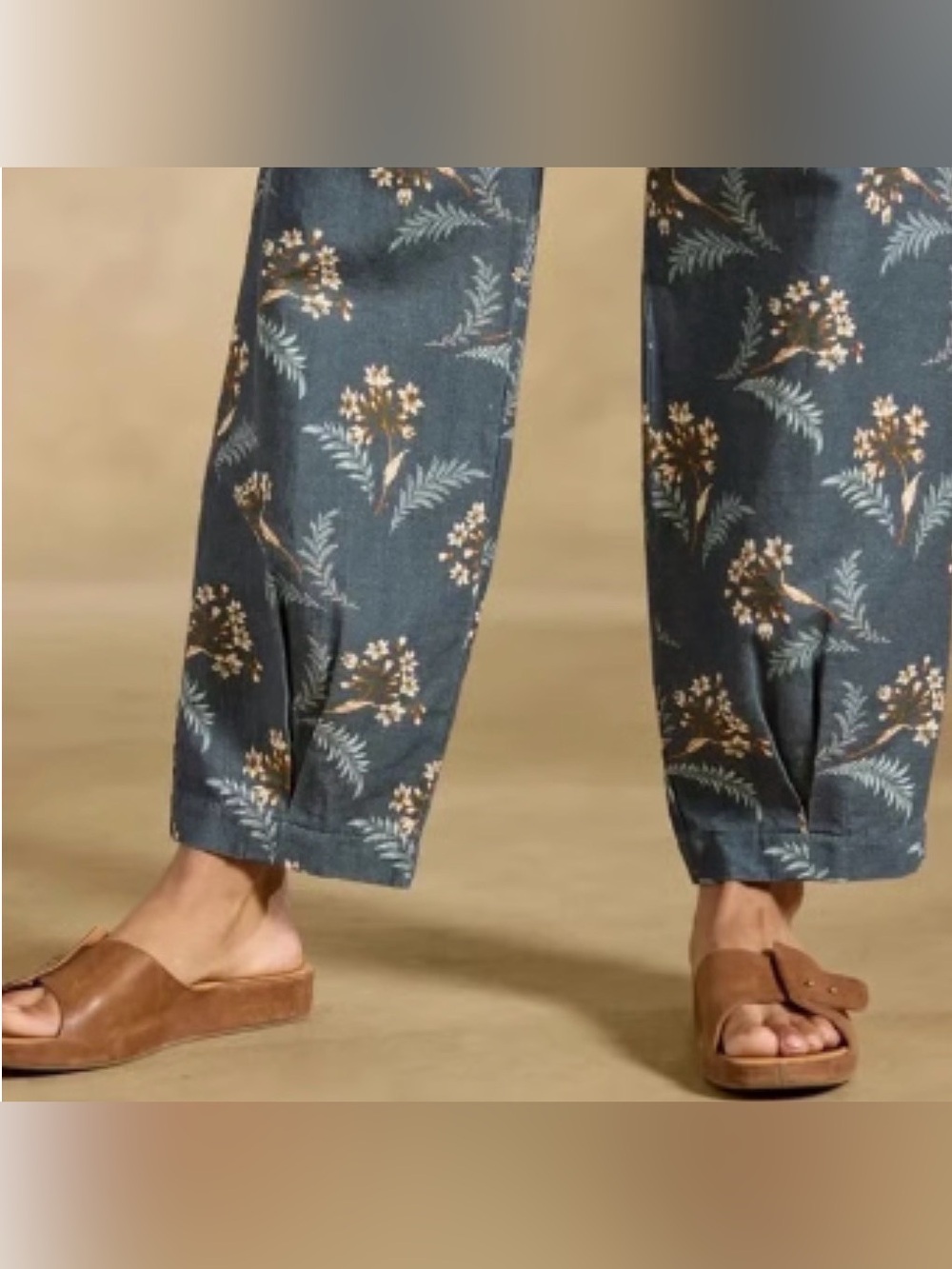 New Sundance Breezy Benicia Linen Pleated Button Fly Pants Size 4 Petite - Picture 4 of 15